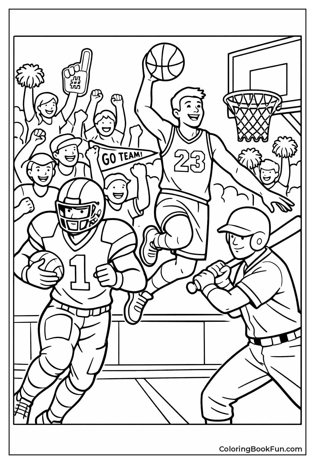 College Athletes Score with Crowd