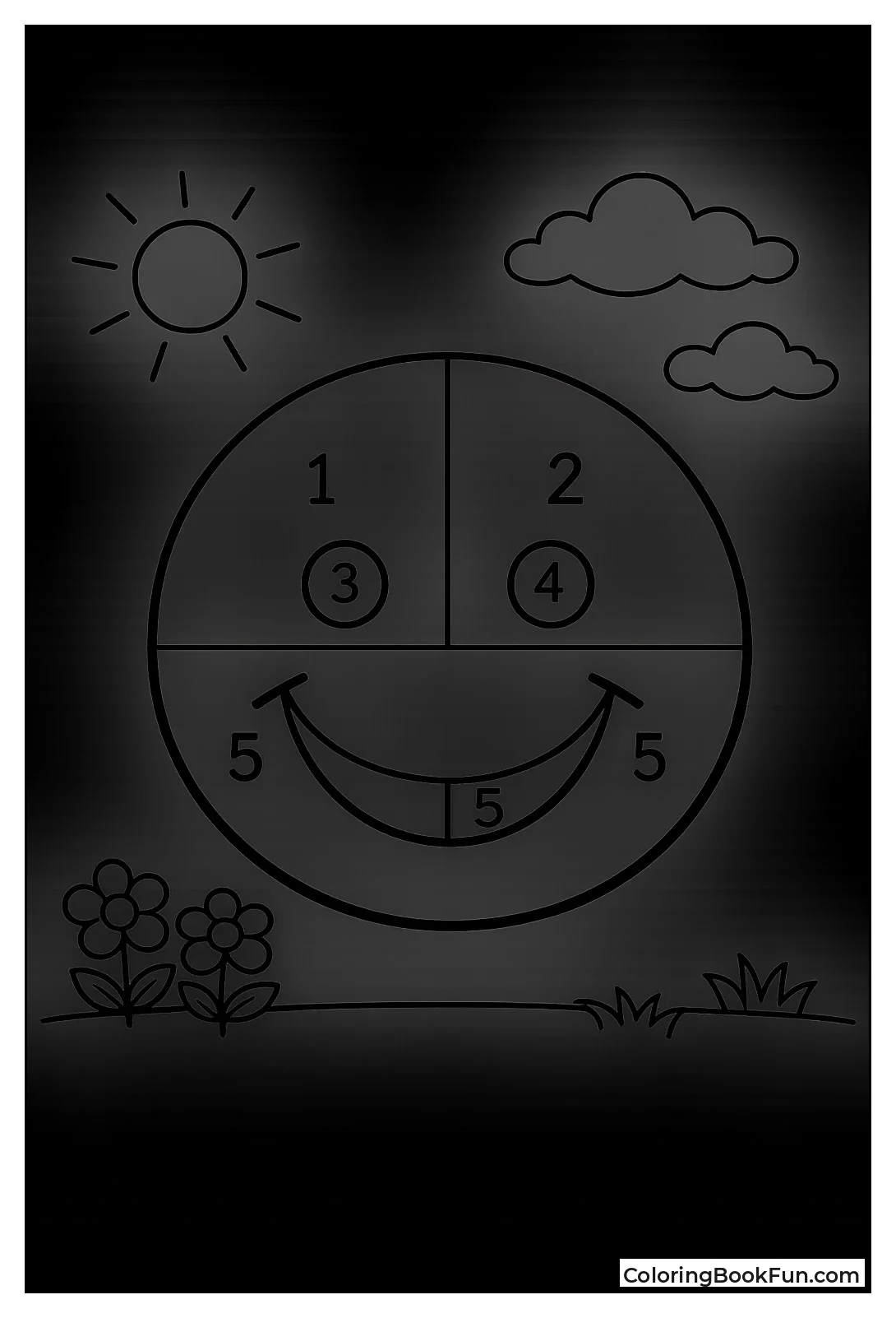 Color by Number Smile