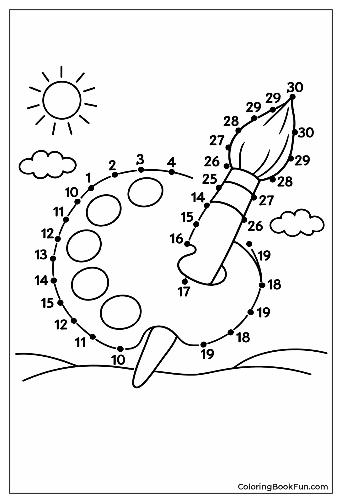 Dots to Paint Palette