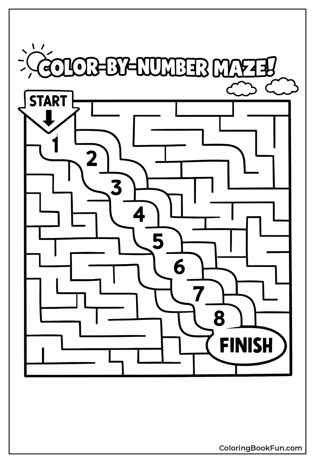 Colors Show Number Path