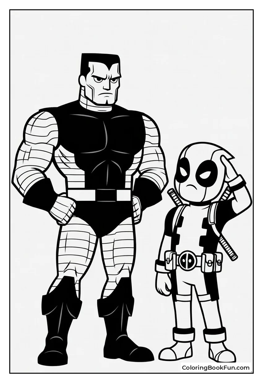 Colossus Lecturing Deadpool