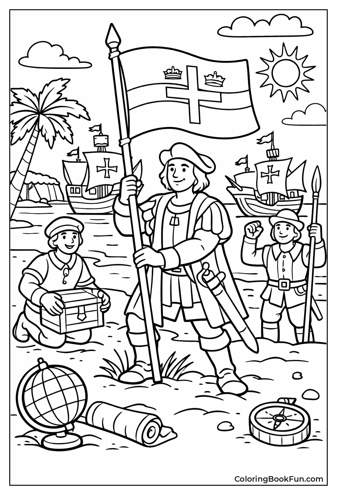 Planting Spanish Flag Beach