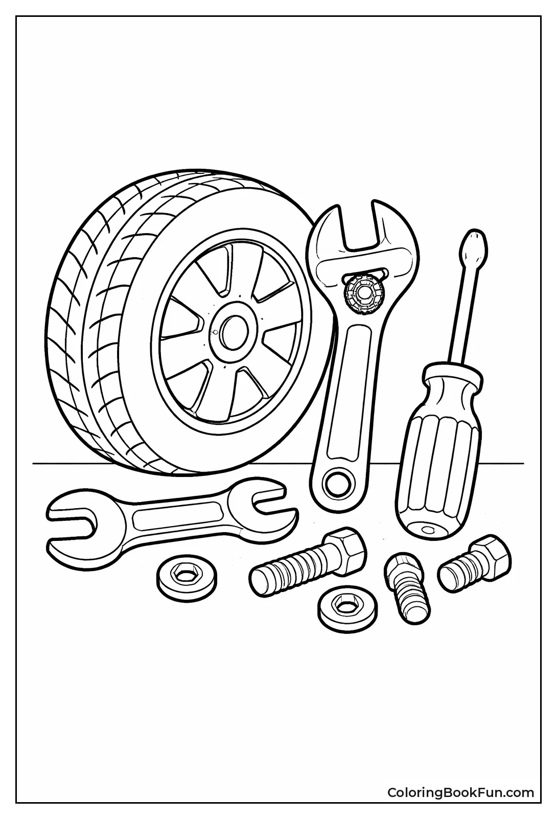 Mechanic Arranging Useful Tools