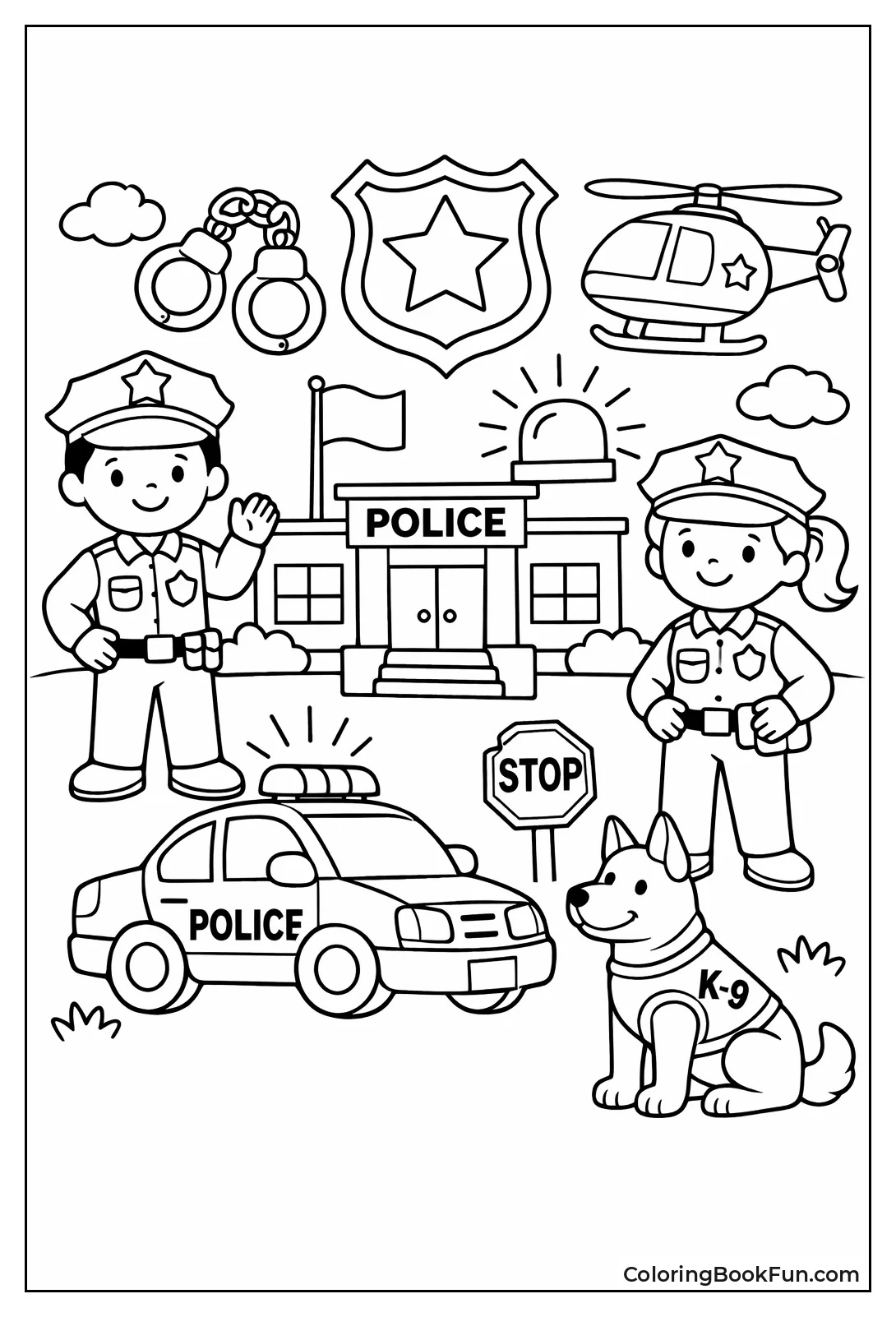 Community Helper Police Scenes