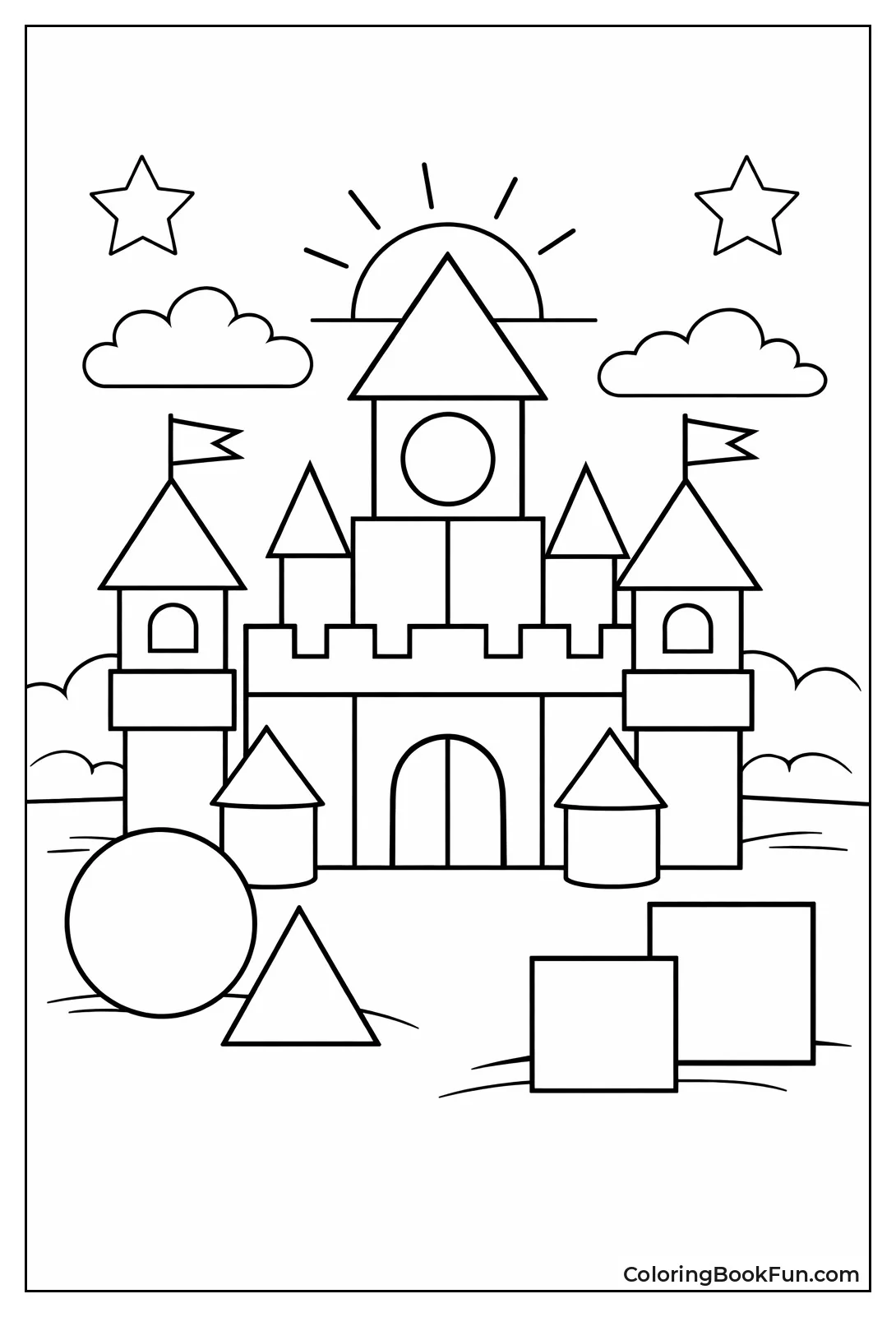 Castle from Compound Shapes
