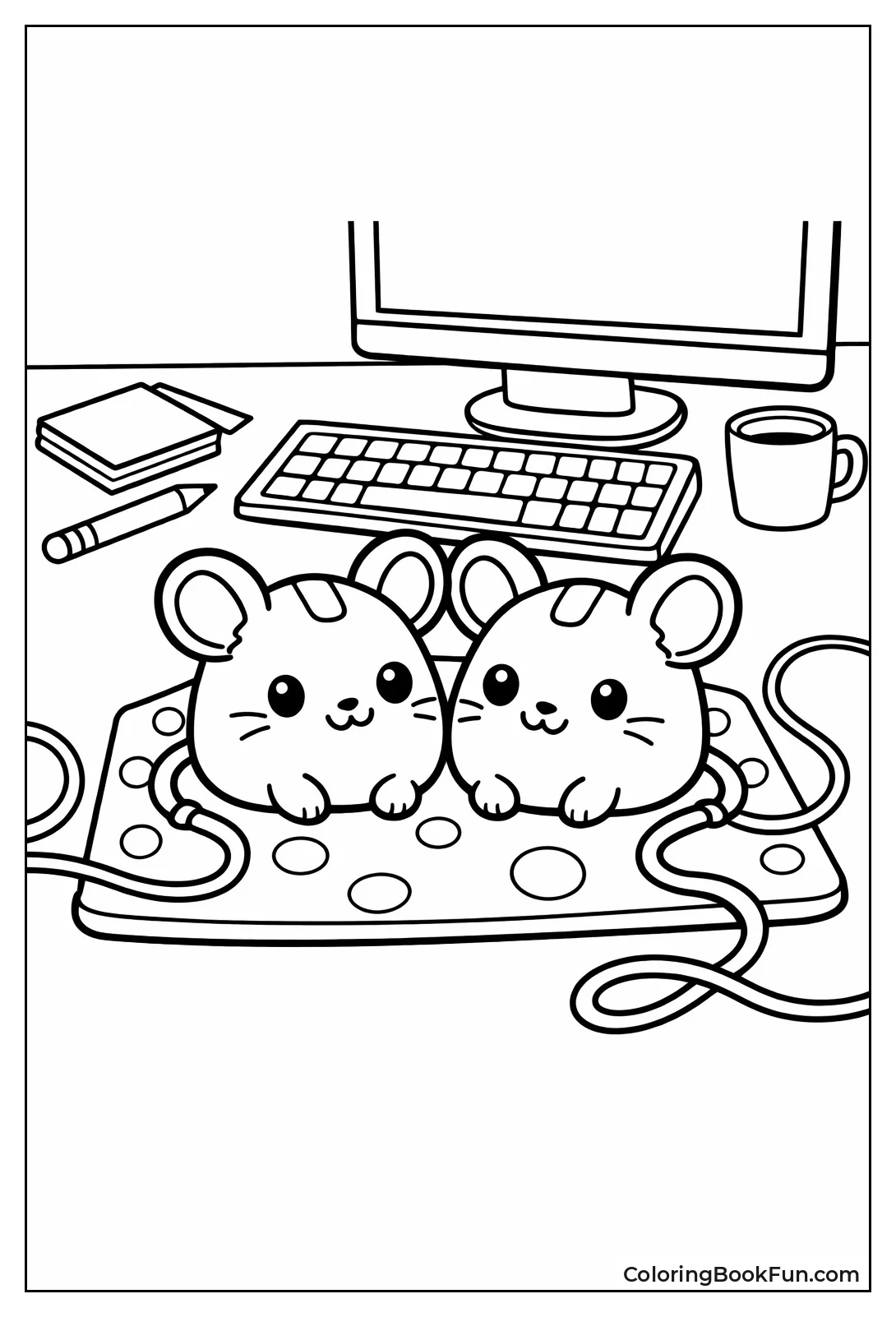 Pair of Cute Mice