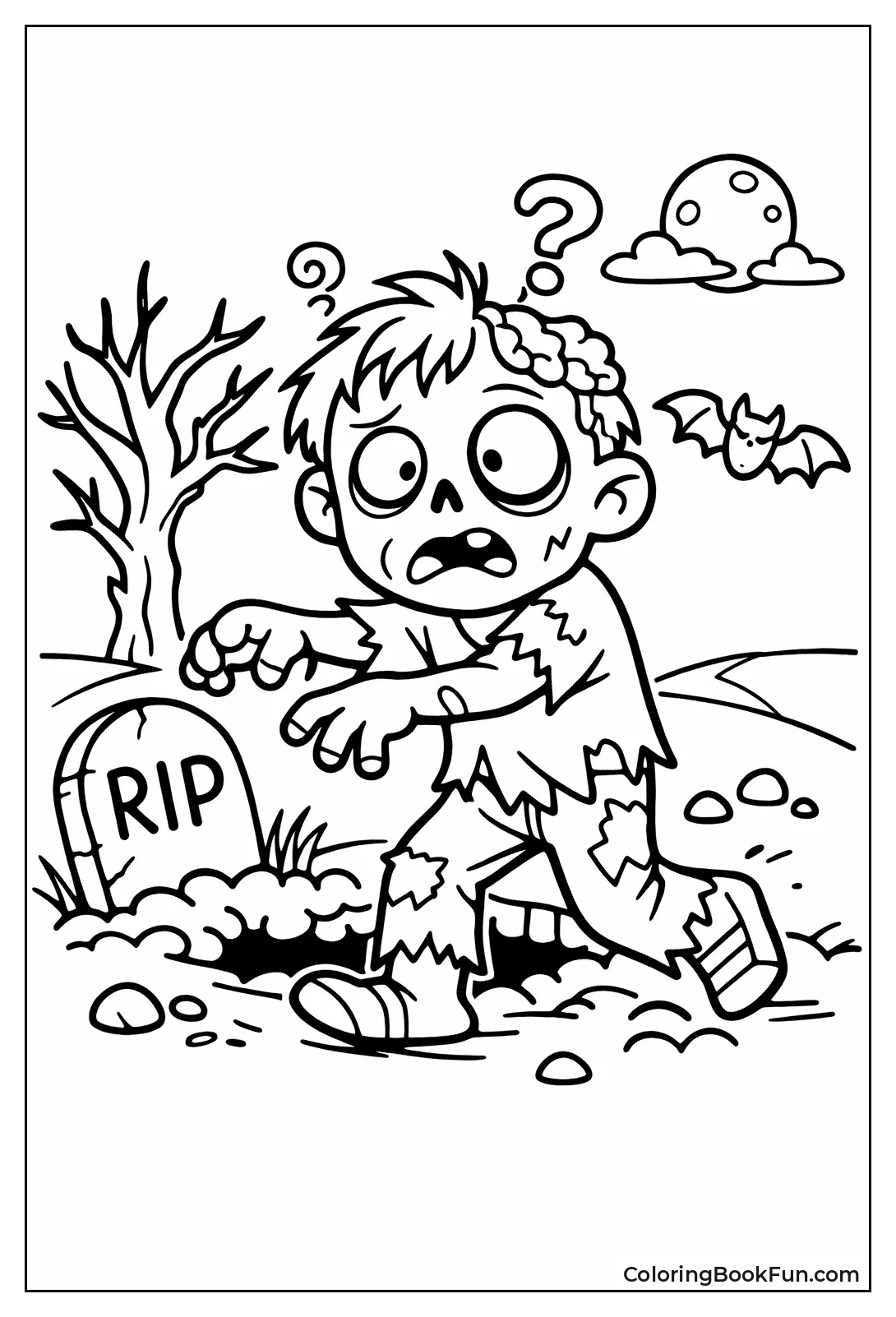 Confused Zombie Walking Around