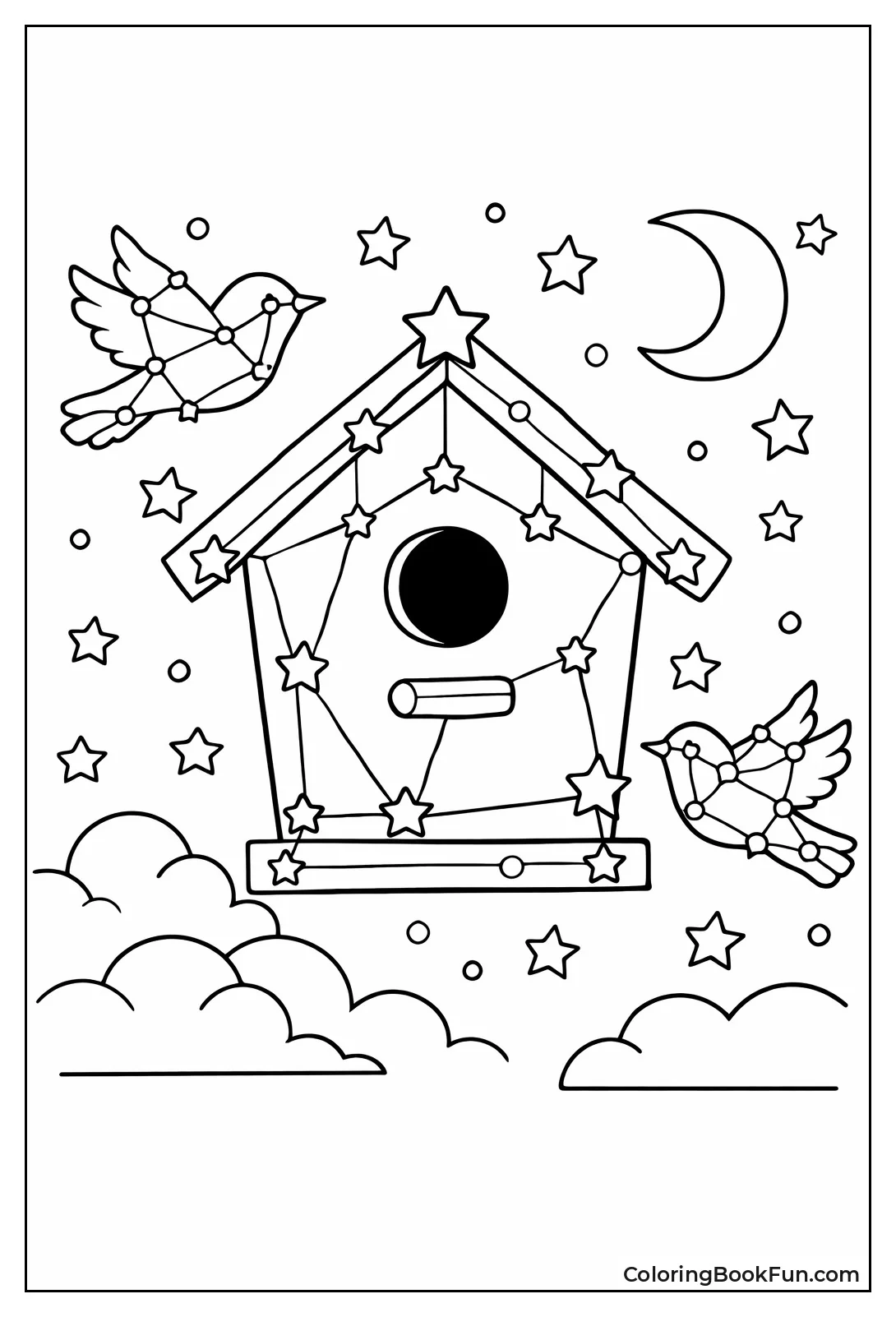 Constellation Birdhouse Stars Connect
