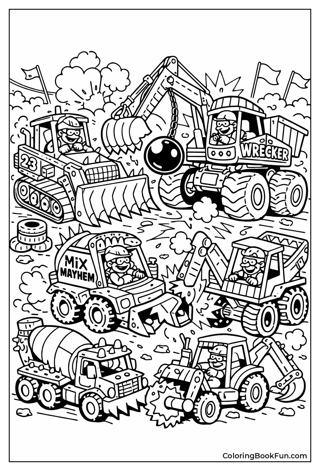 Construction Racers in Derby