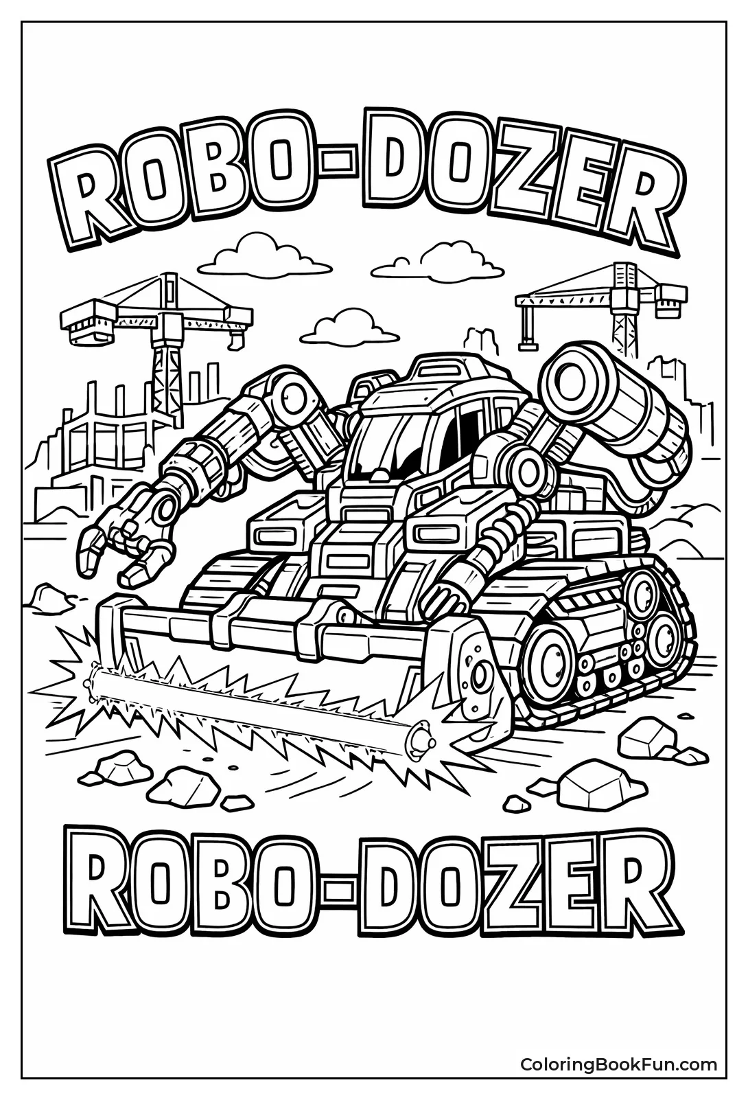 Robot Bulldozer with Lasers