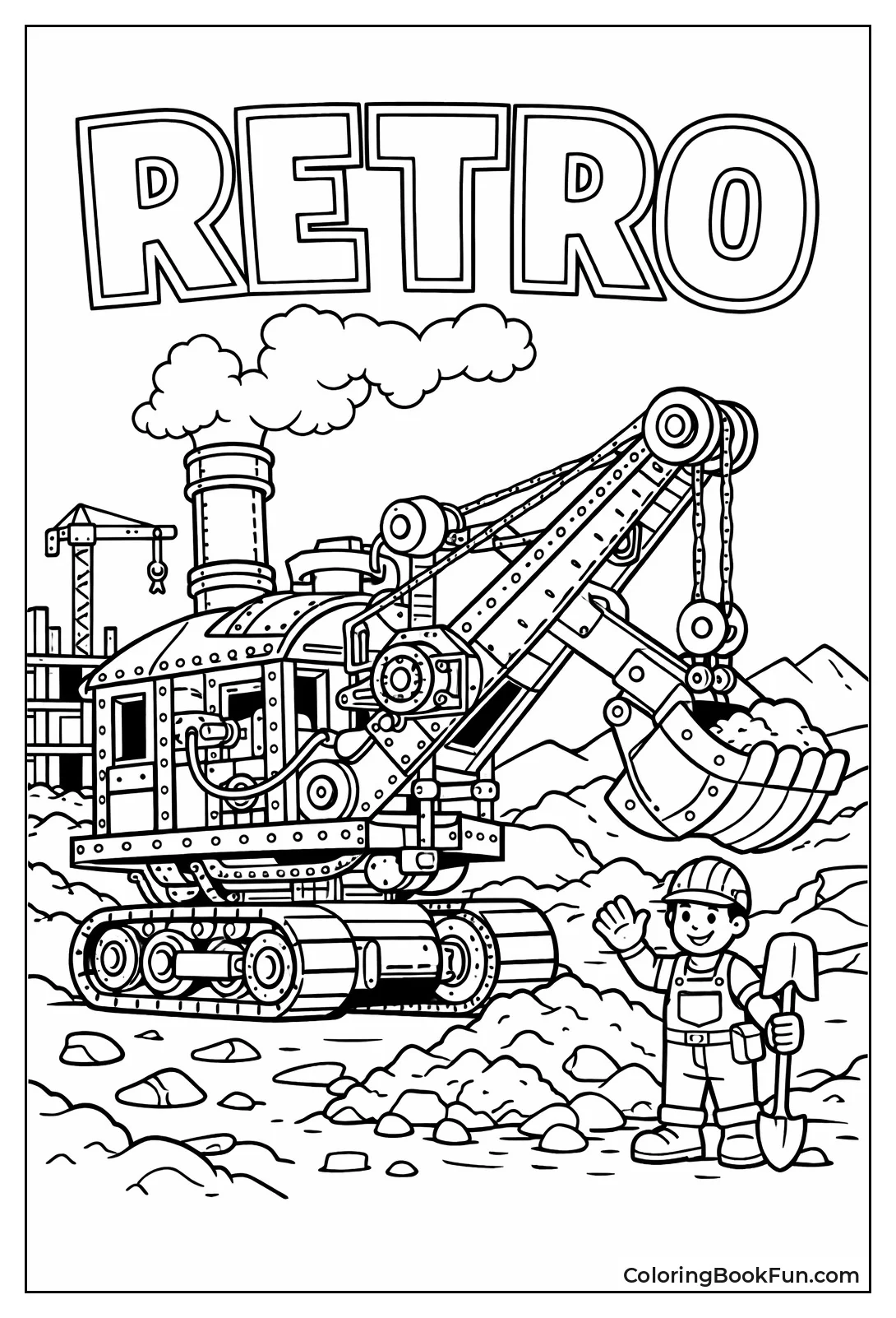 Steam Shovel Digging Old