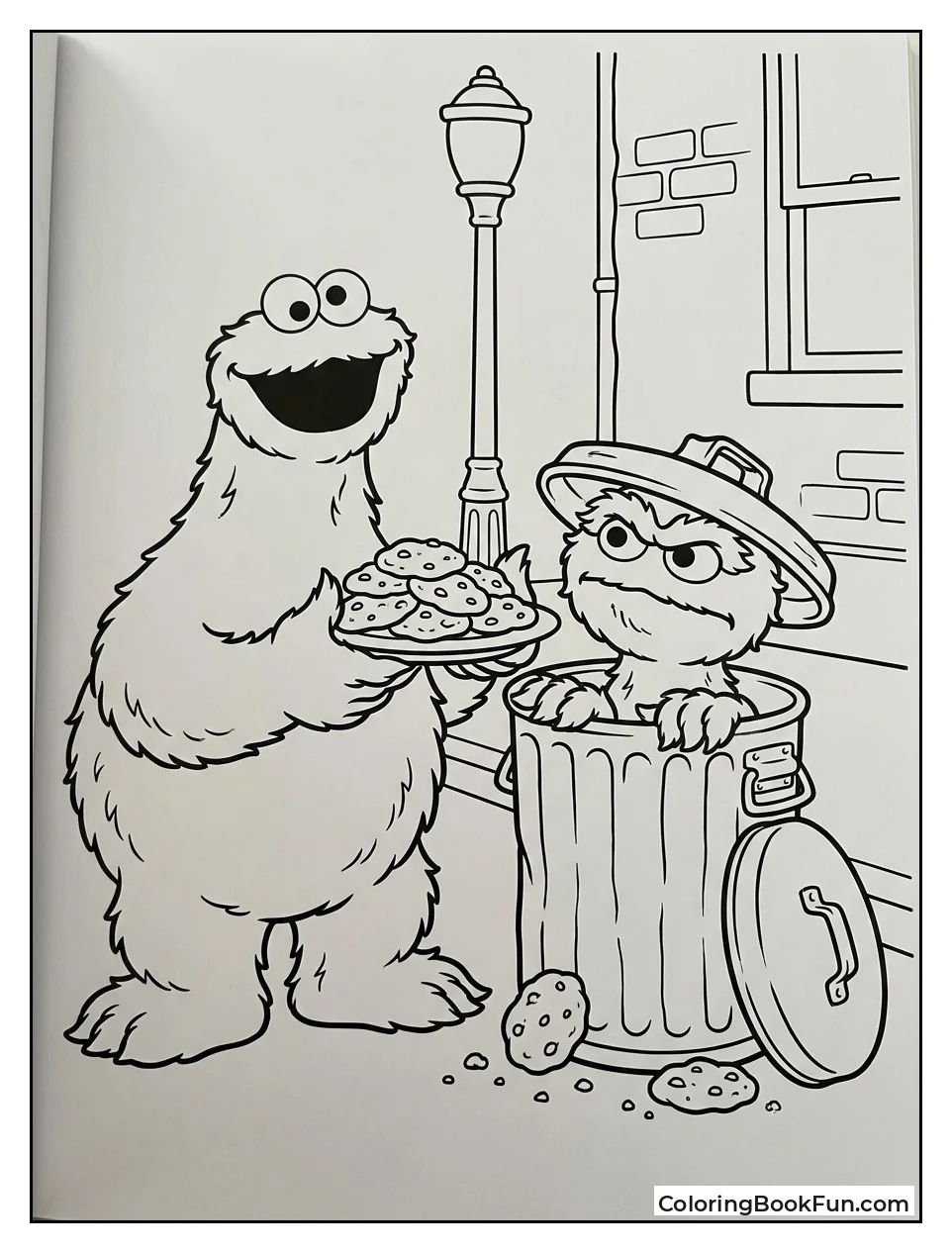 Cookie Monster Offers to Oscar