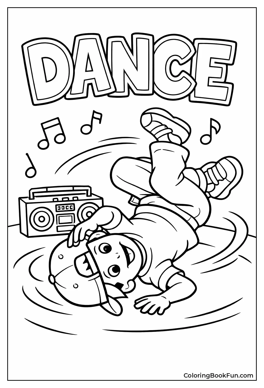 Boy Spins on His Back