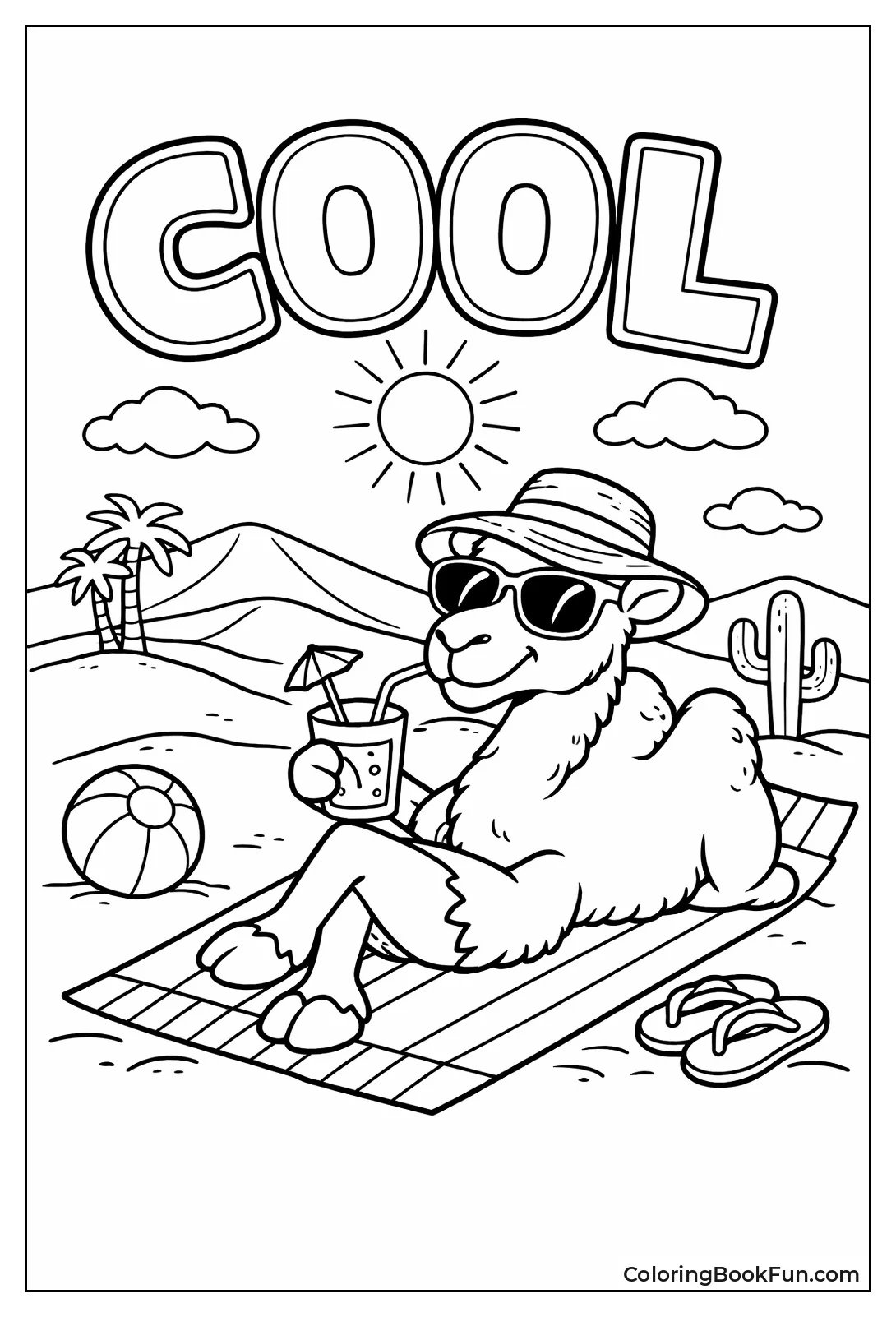 Camel Wearing Sunglasses