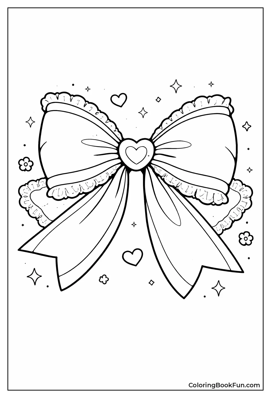 Flirty Coquette Hair Bow