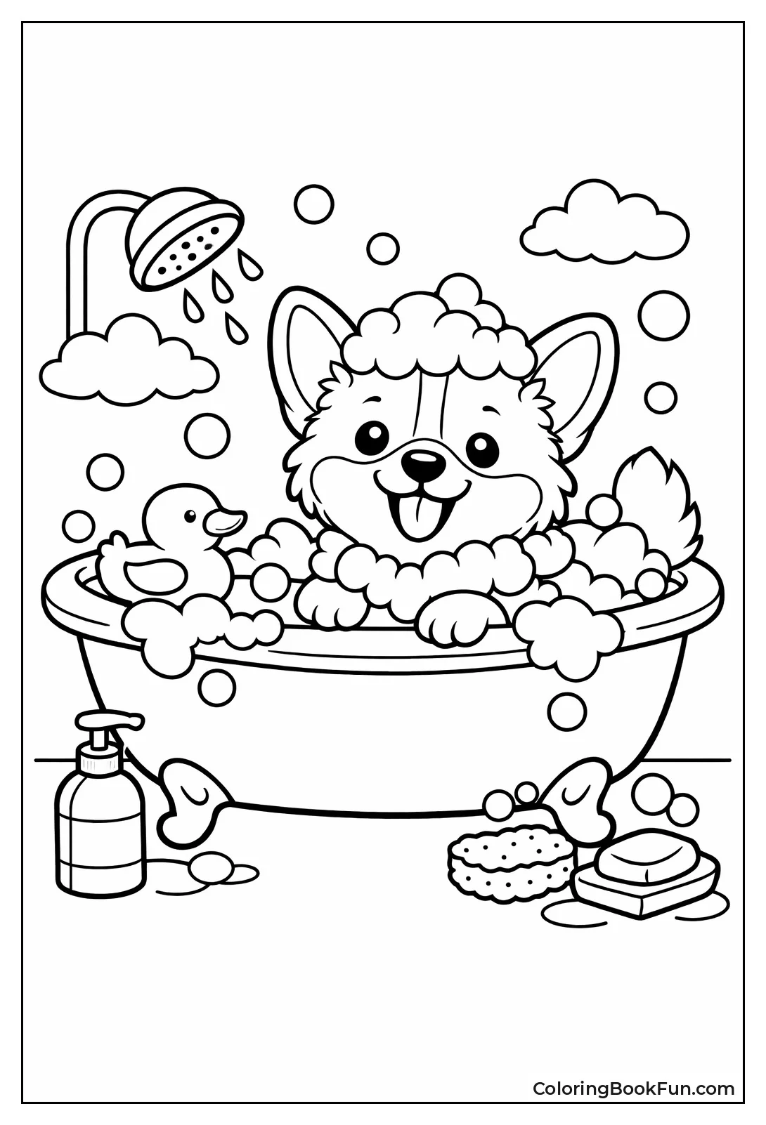 Bubble Bath Puppy