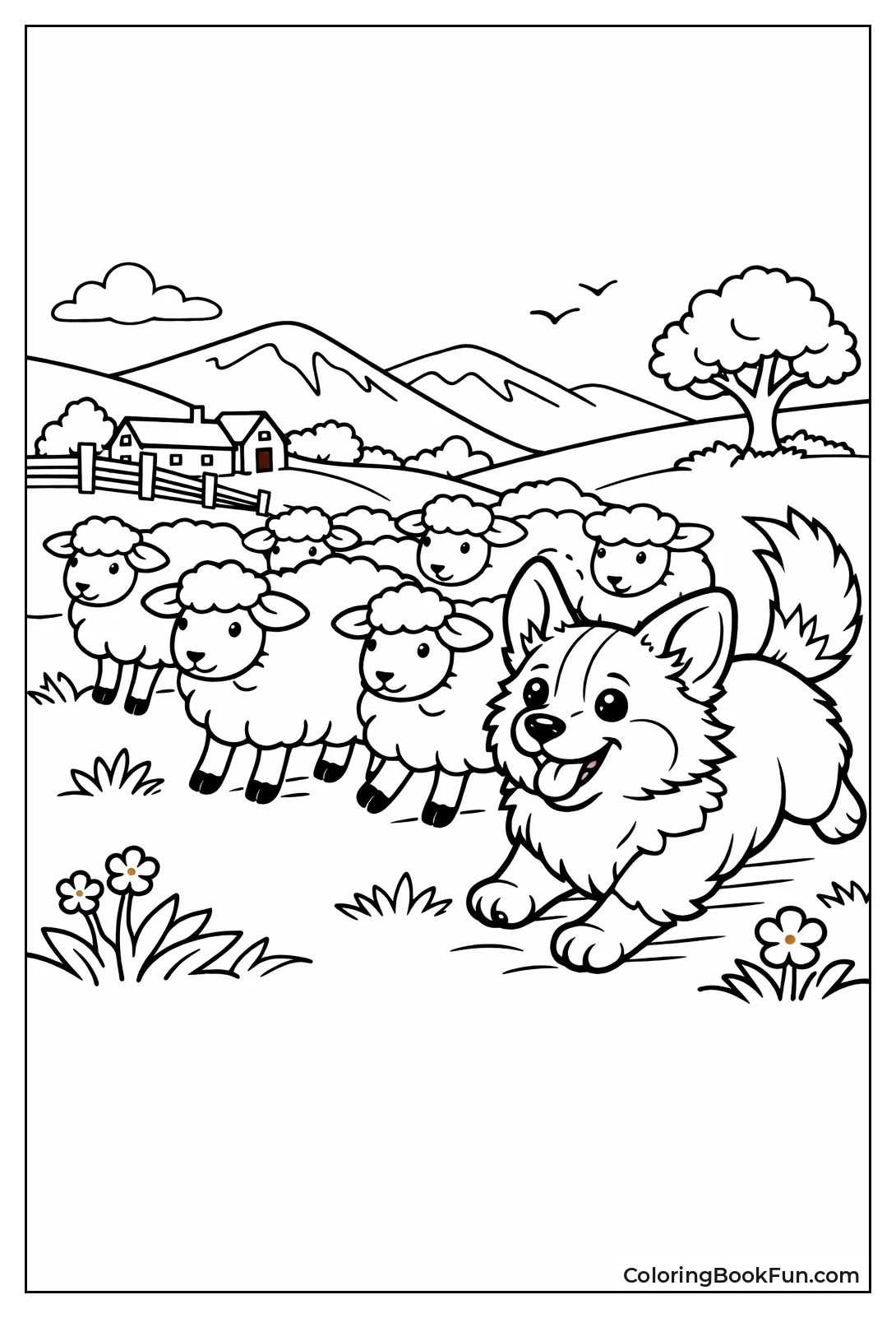 Herding Sheep Action
