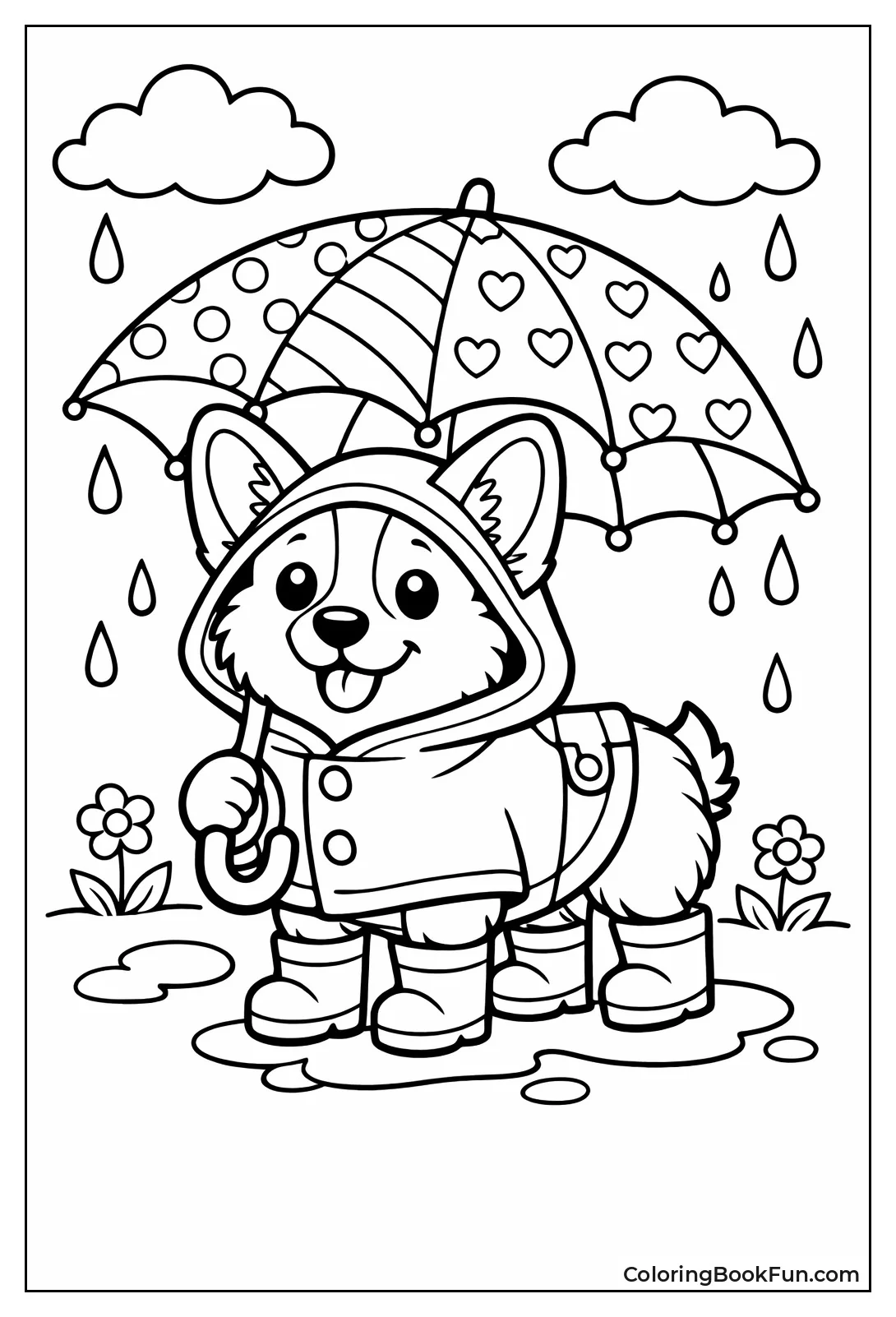 Rainy Day Yellow Coat