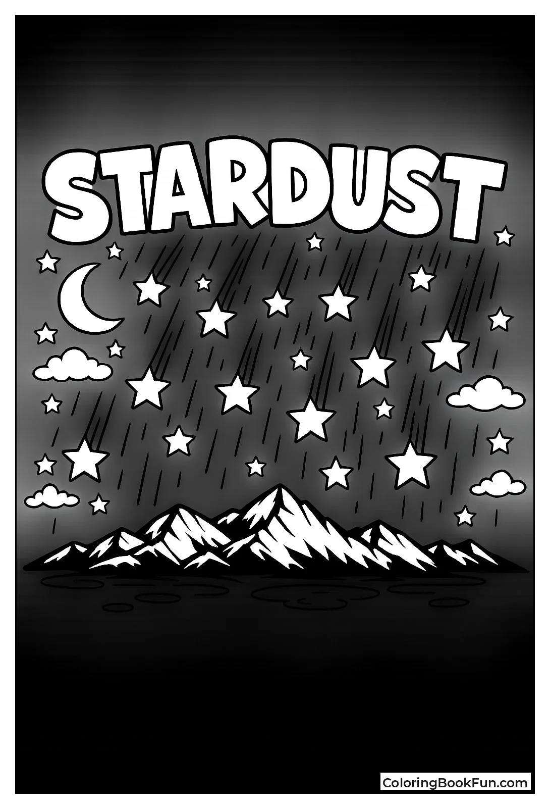 Meteors Rain over Mountains