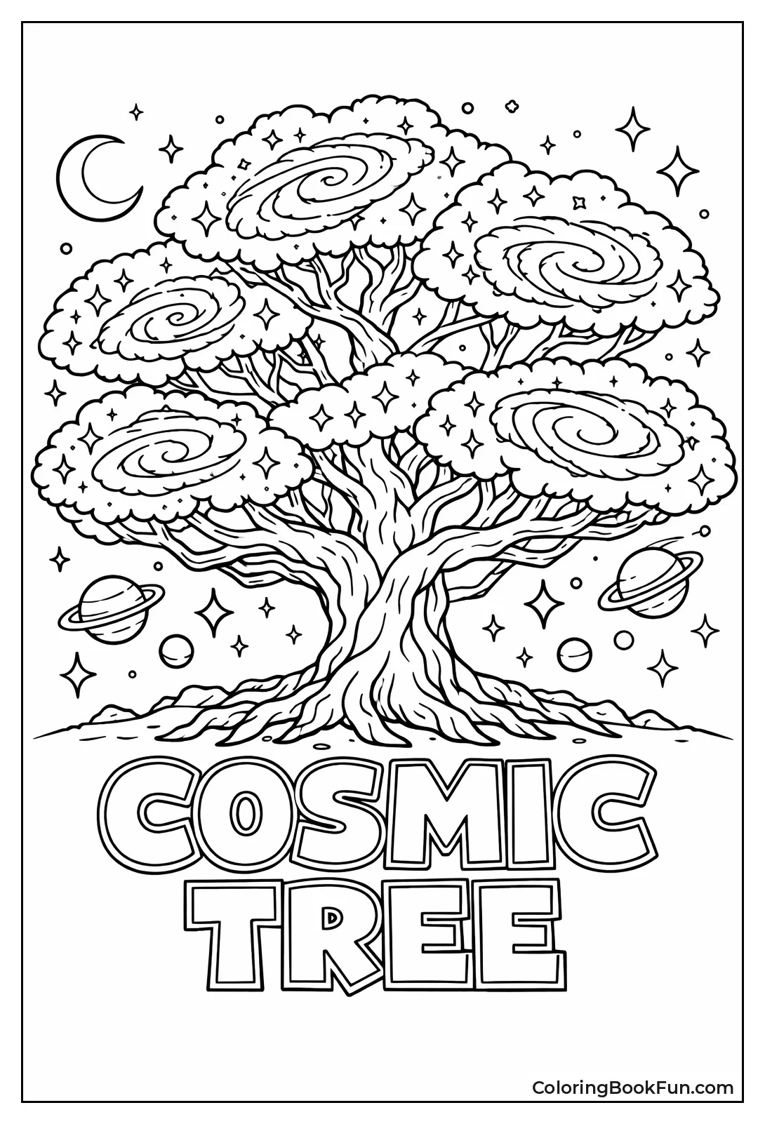 Cosmic Tree with Stars