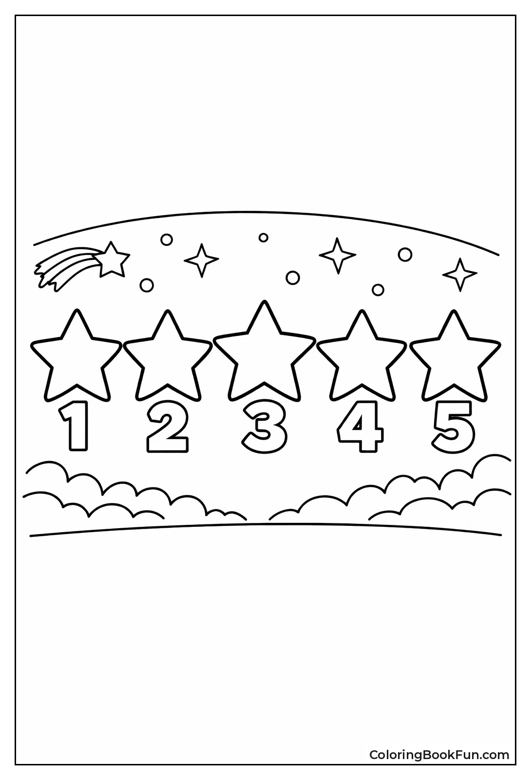 Counting Stars One to Five