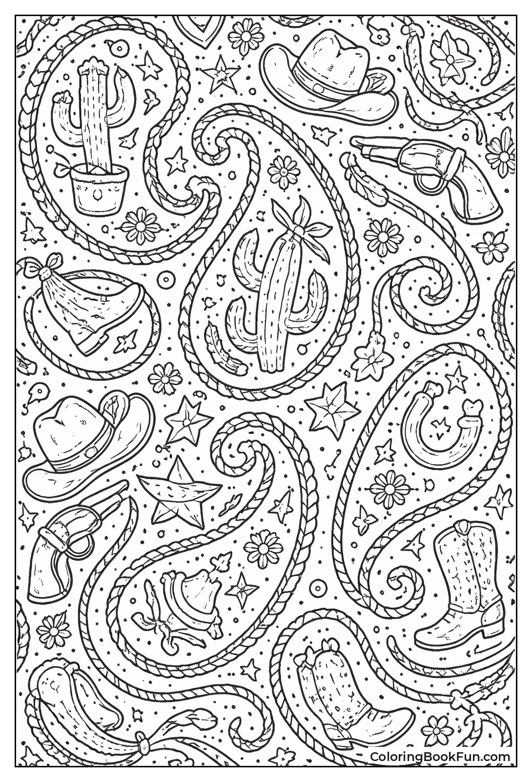 Paisley Bandana Full Pattern