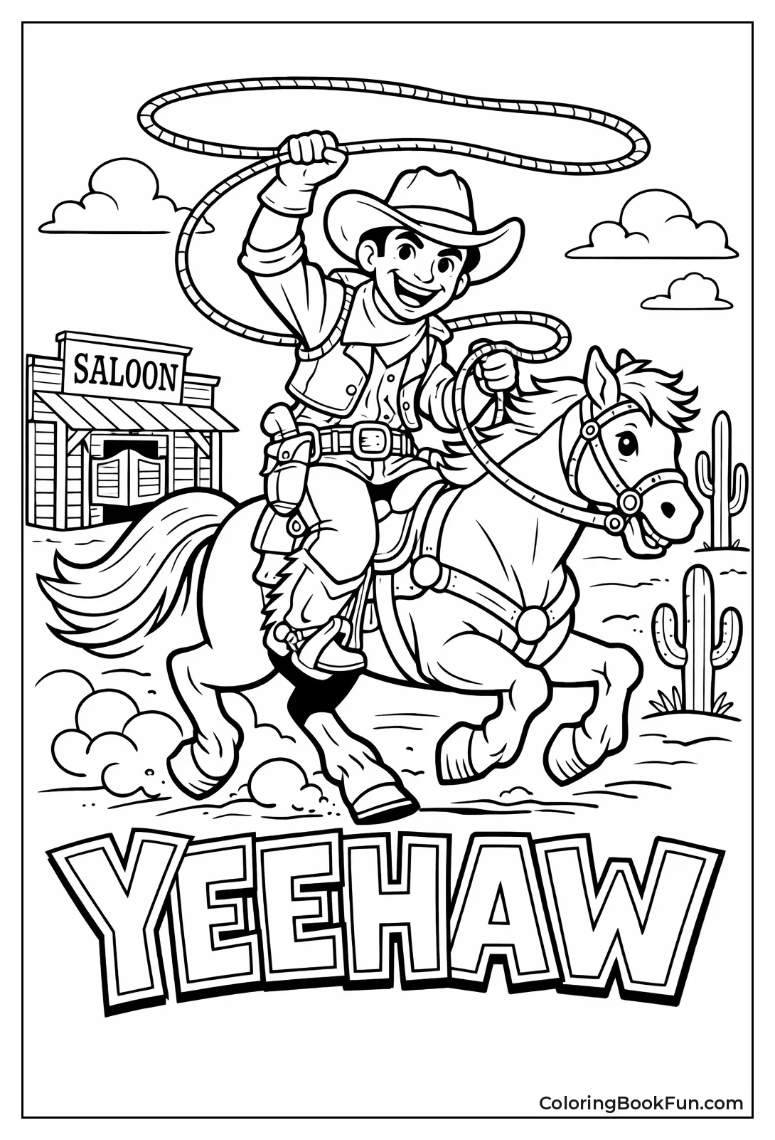 Cowboy Spinning Lasso Trick