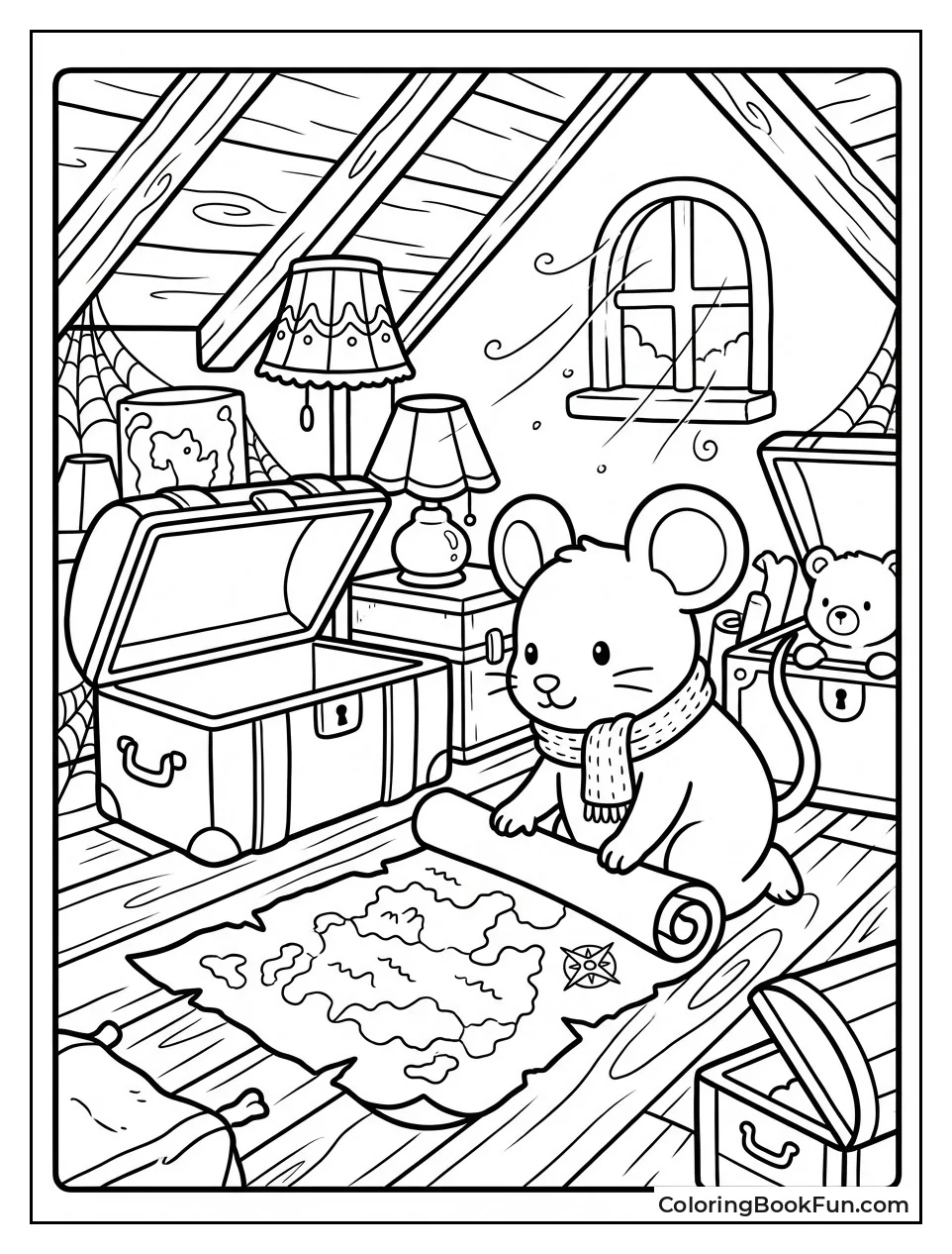 Mouse Finding Attic Map