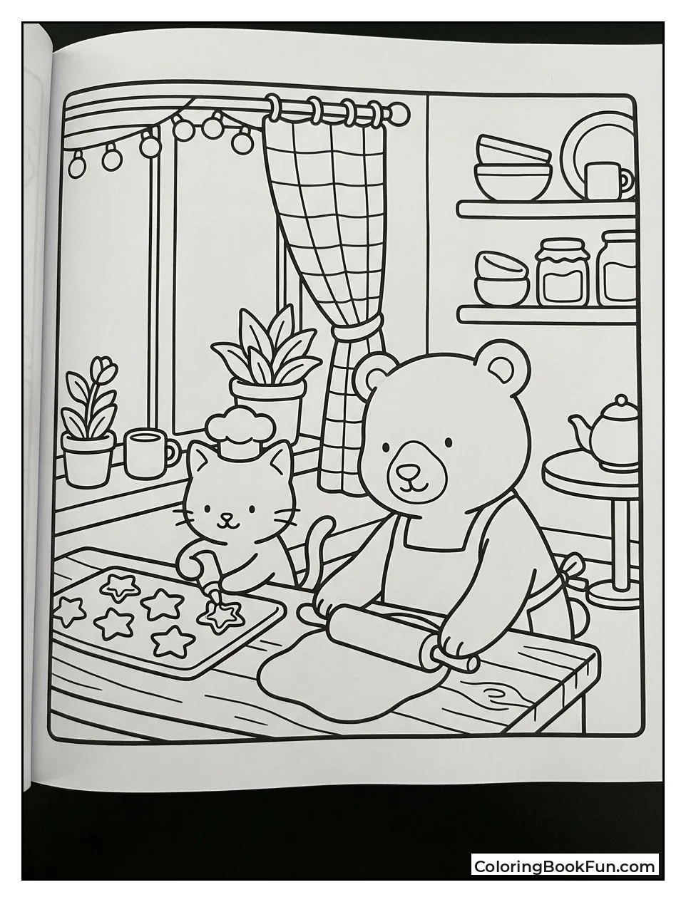 Animals Baking Cozy Cookies