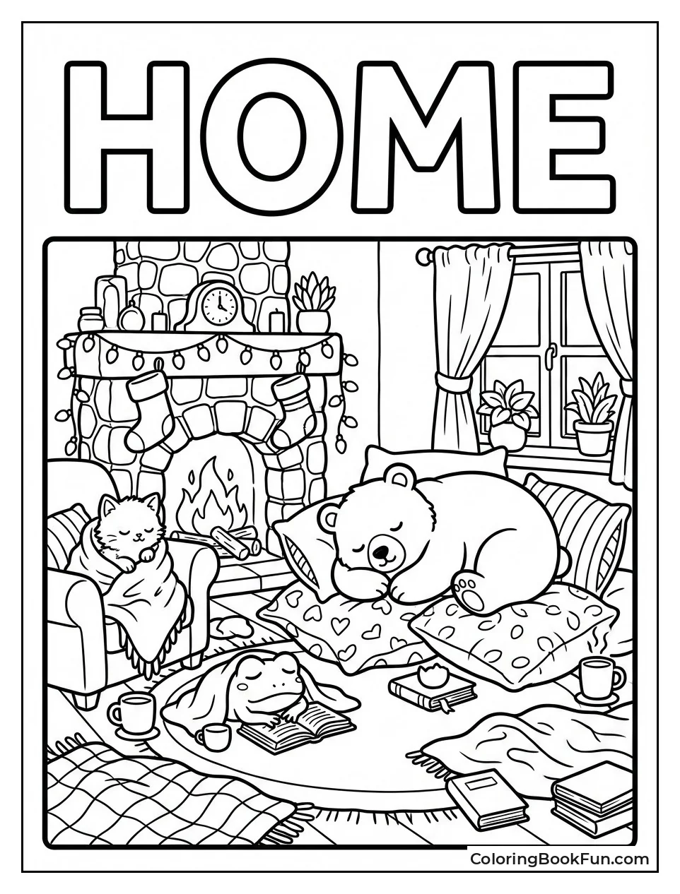 Cozy Living Room Nap