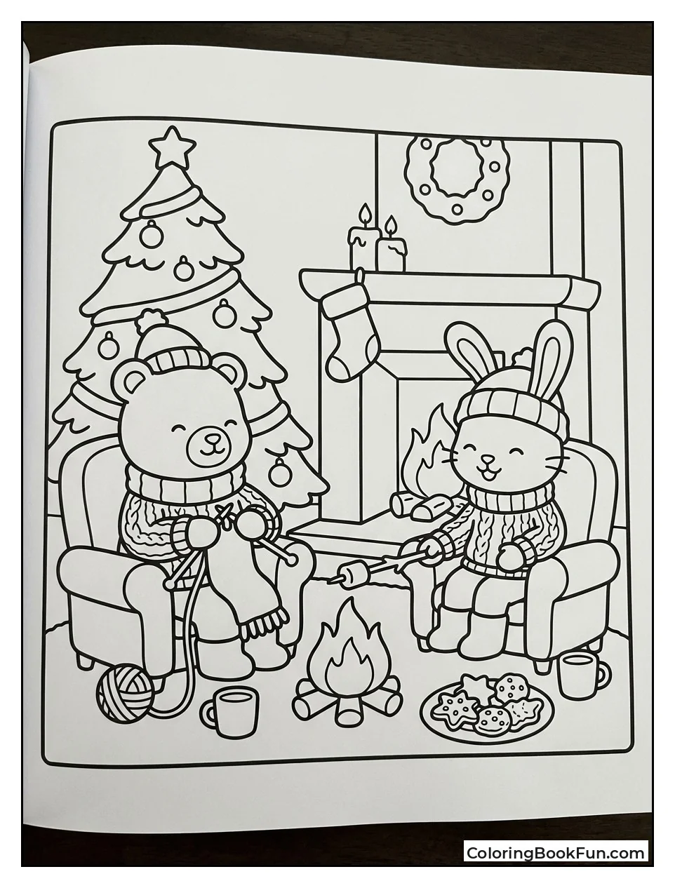 Friends Toasting Holiday Marshmallows