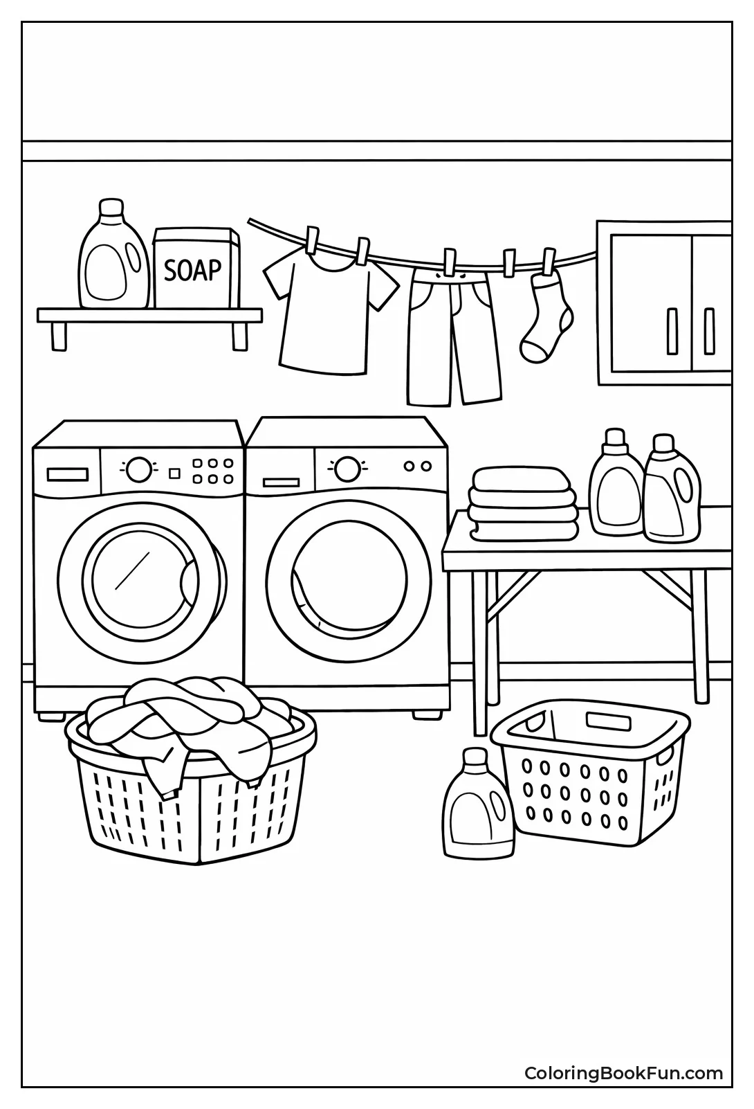 Cozy Room with Washer Dryer