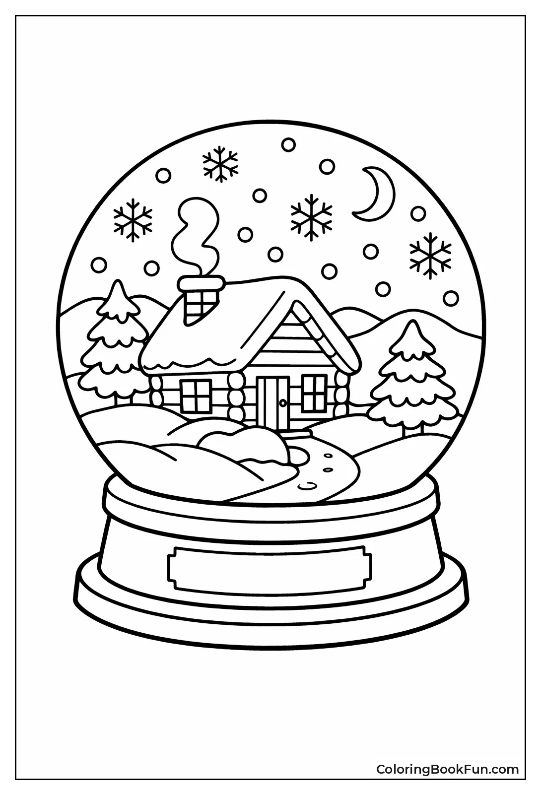 Snow Globe with Village