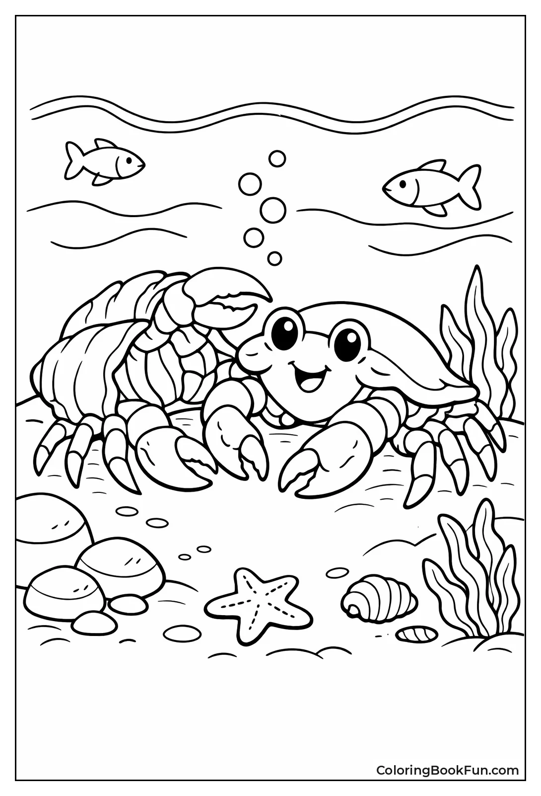 Crab Molting Old Shell