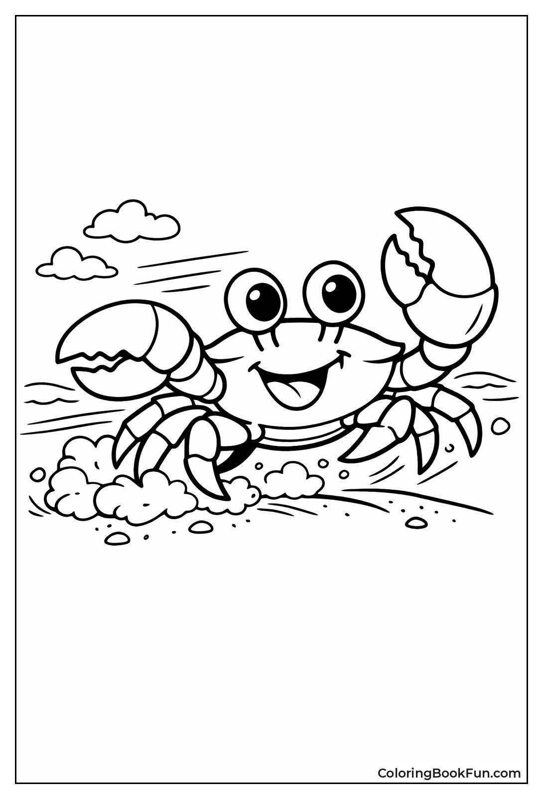 Crab Scuttling Sideways Fast