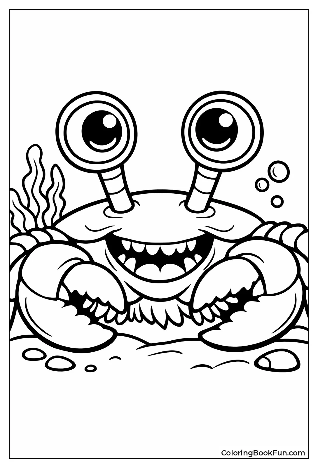 Crab with Stalk Eyes