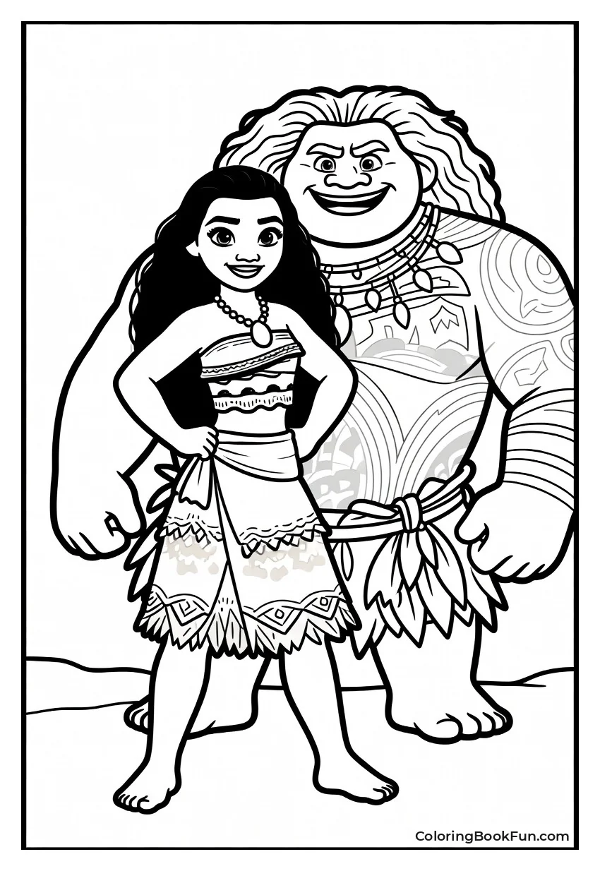 Bold Moana Ocean Adventure Scenes