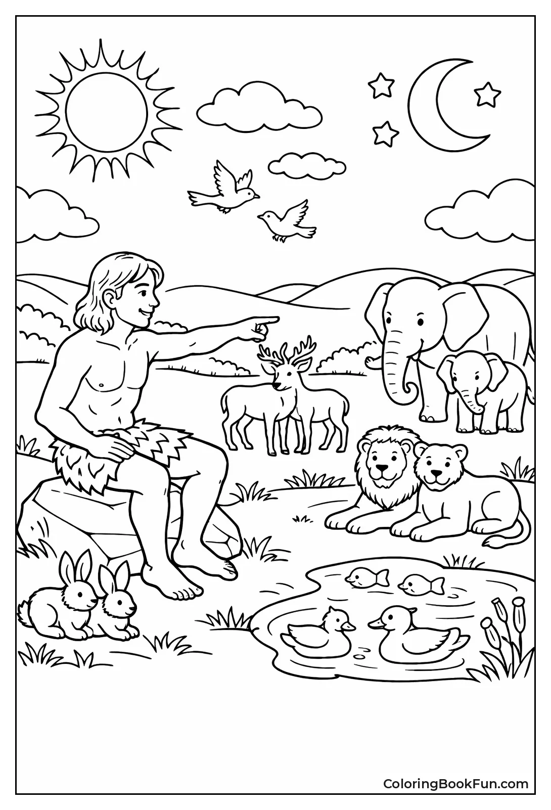 Adam Names the Animals