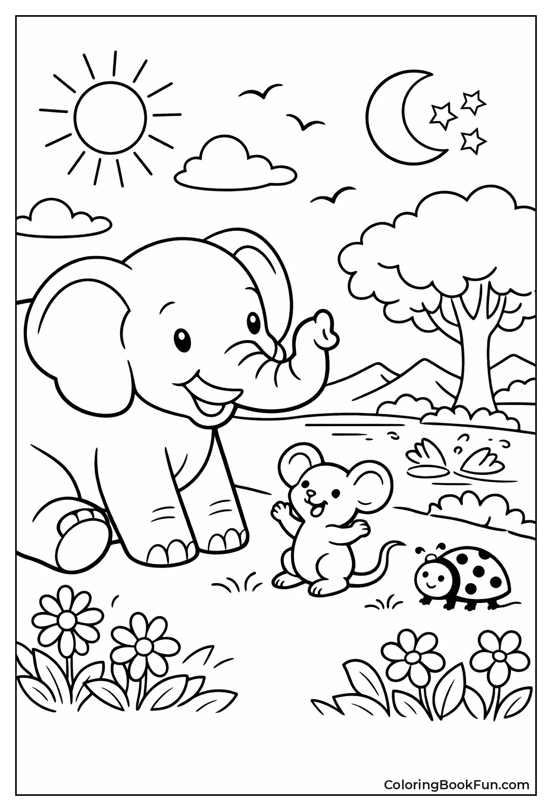 Elephant Meets Tiny Mouse