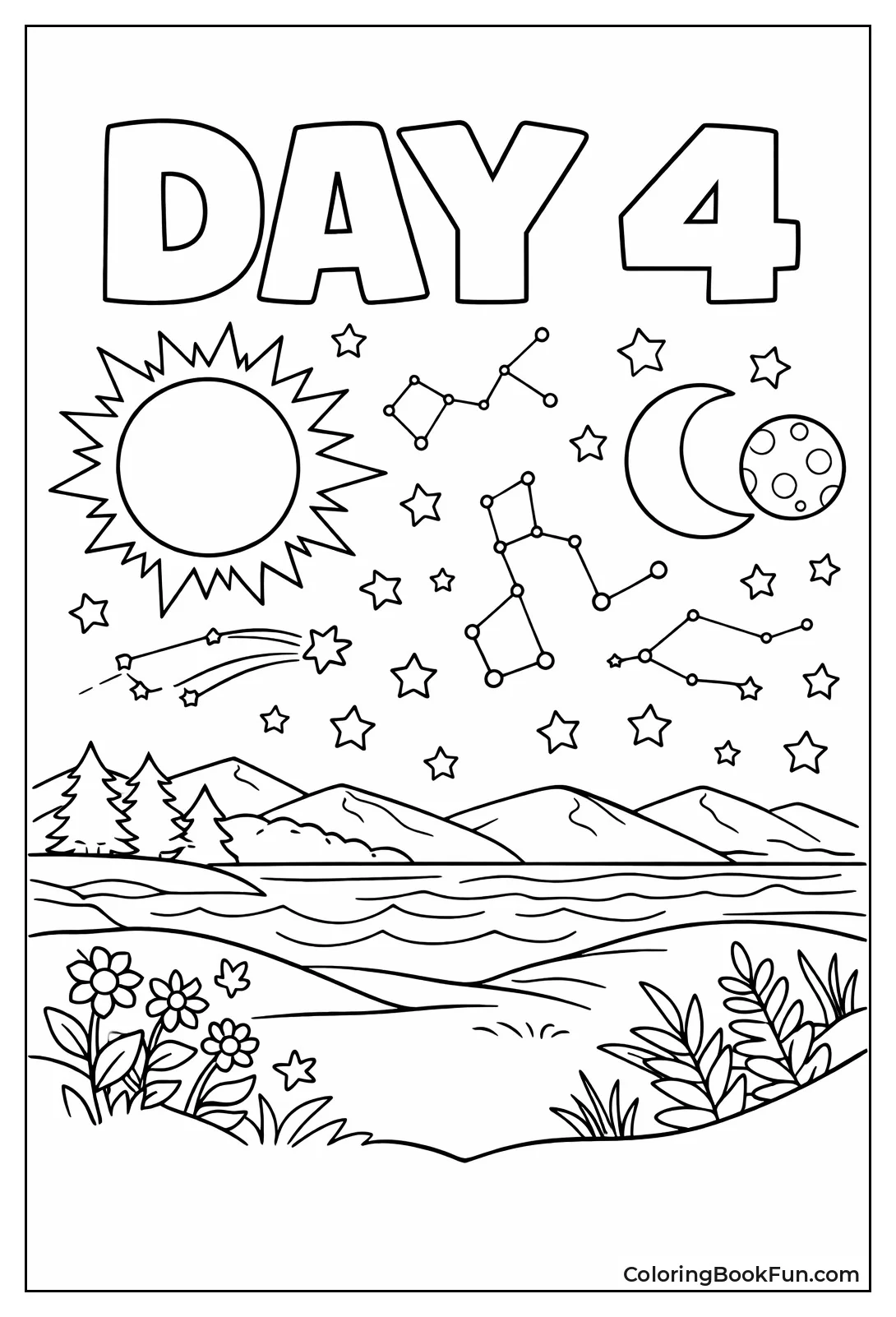 Sun Moon Stars Shine