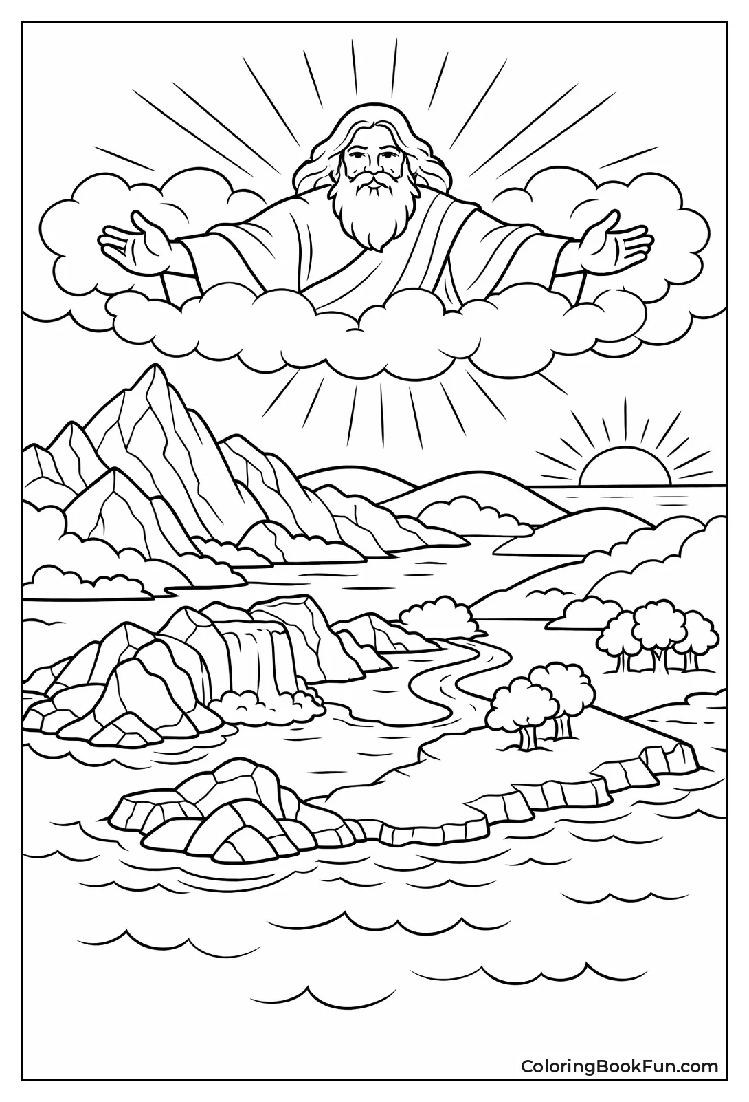 Land Rises from Seas