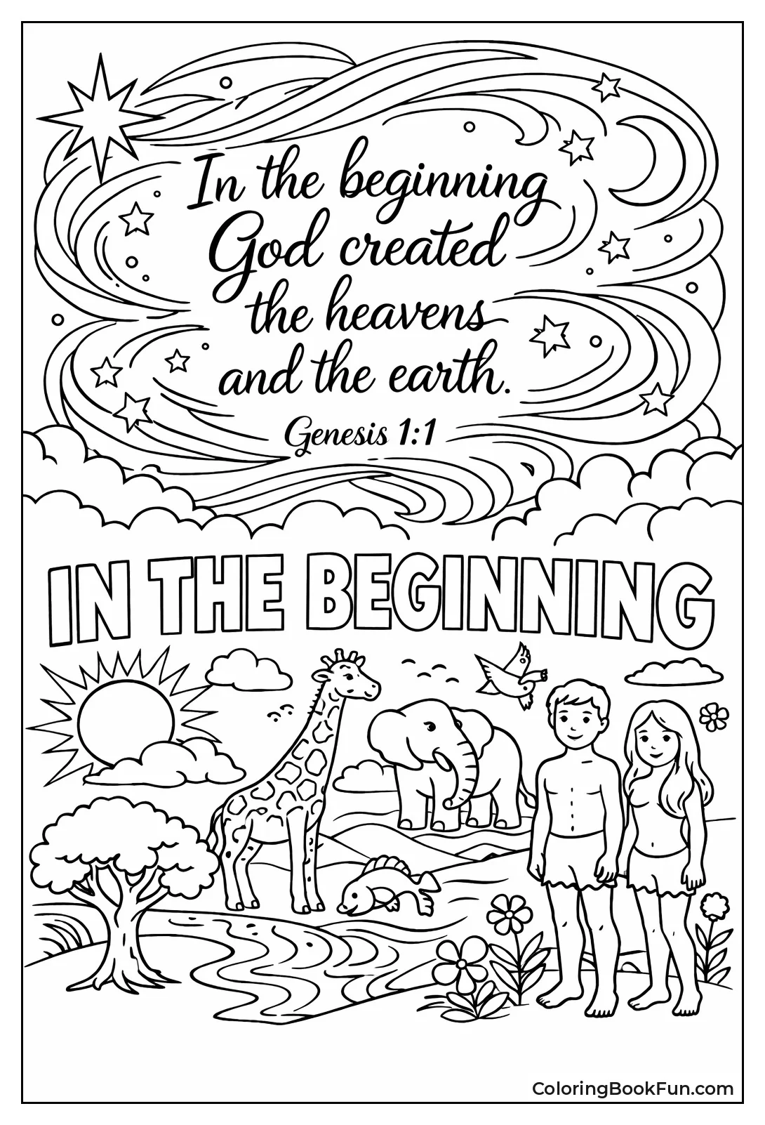 Beginning Verse with Stars