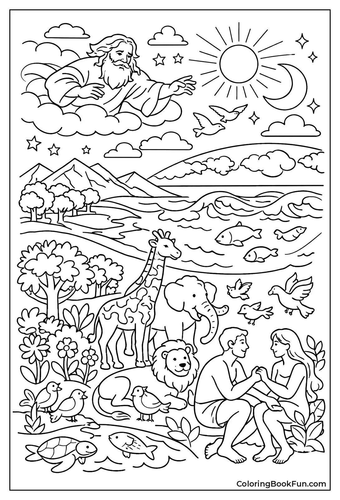 Scenes from Creation Story