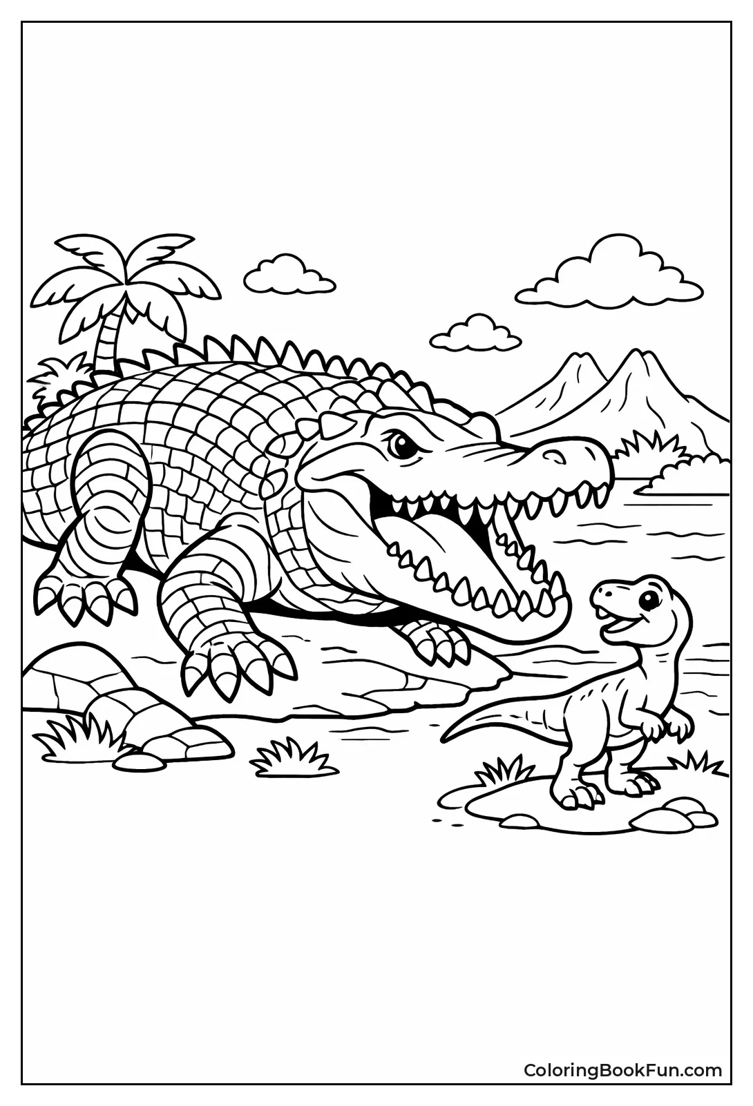 Prehistoric Crocodile Dinosaur