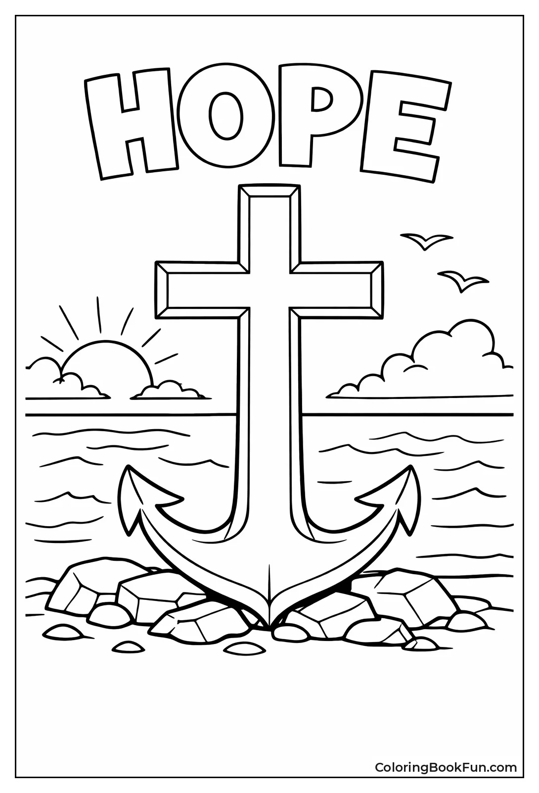 Anchor Shapes Bottom Cross