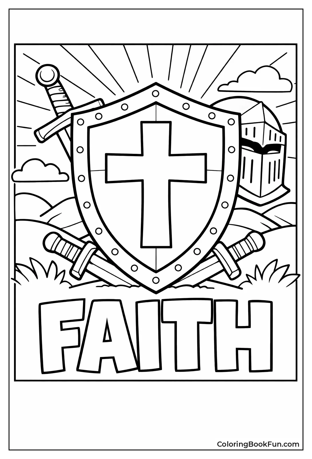 Shield Bears Armor Cross