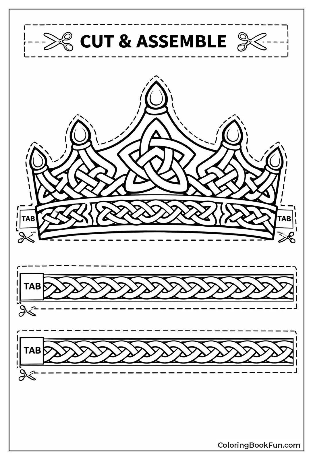 Celtic Knot Woven Tiara