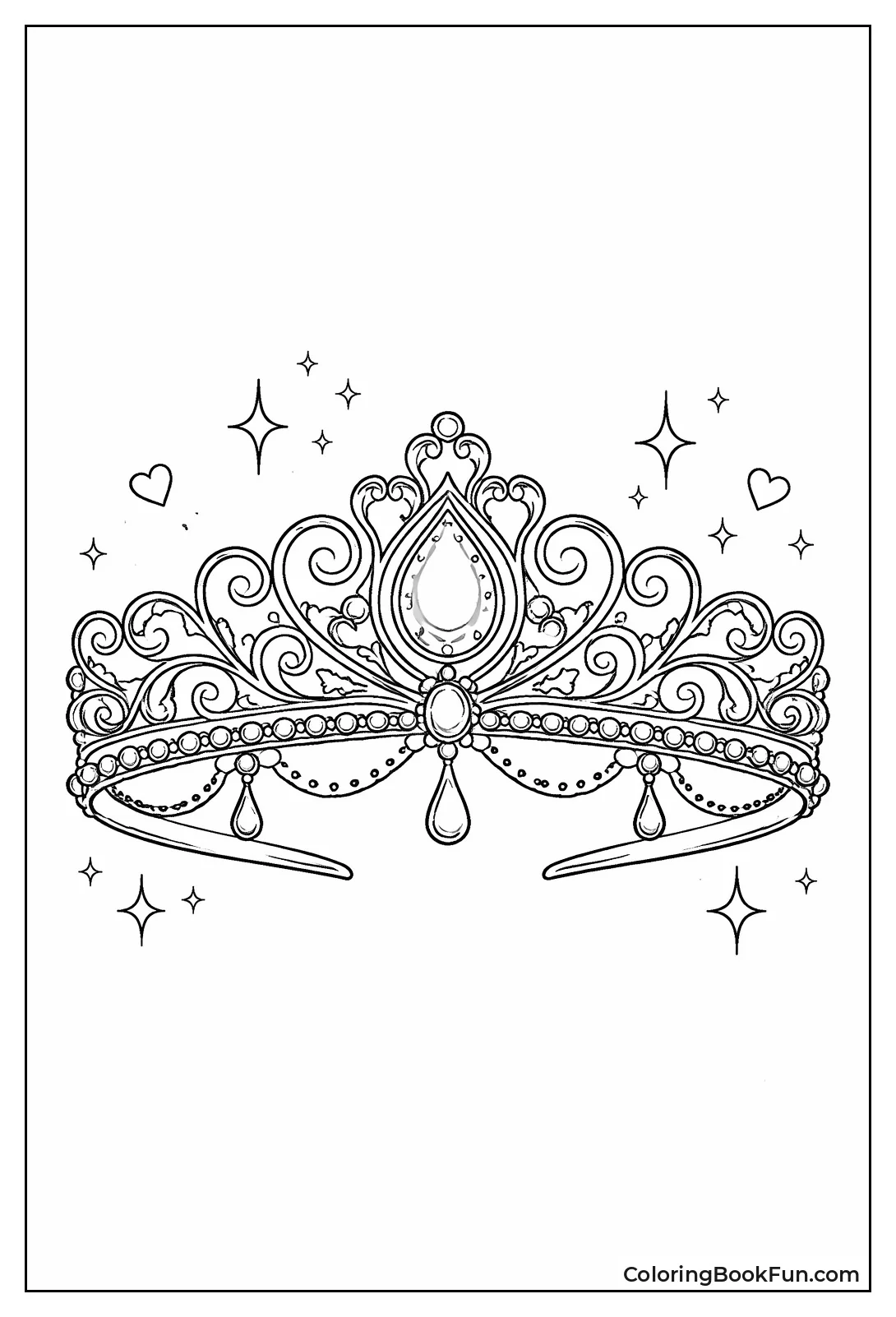 Filigree Vine Princess Tiara
