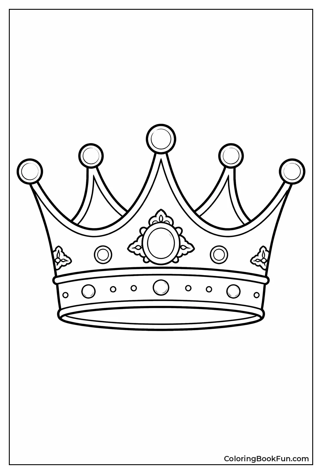 Simple Bold King Crown