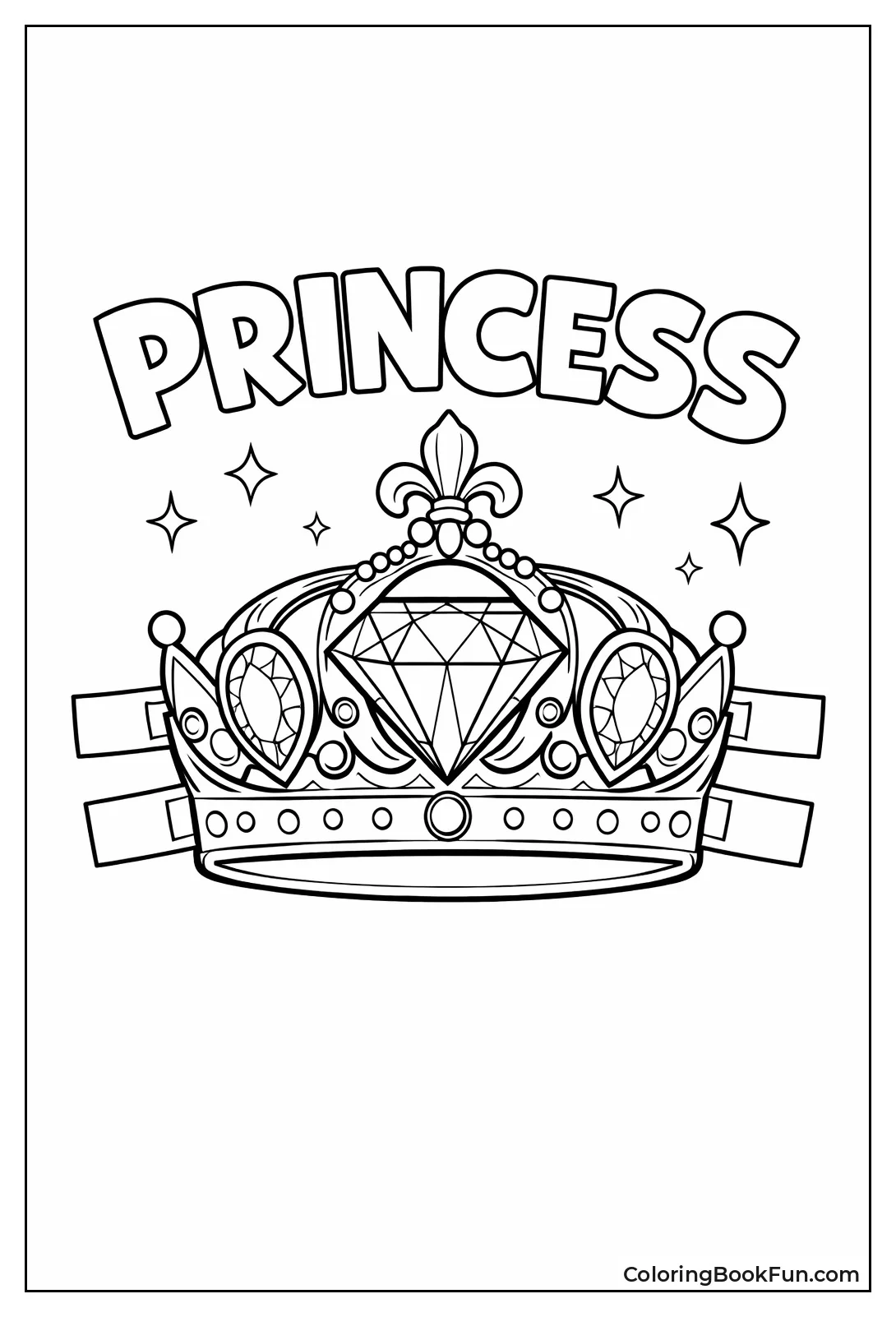 Crown Embedded with Diamonds